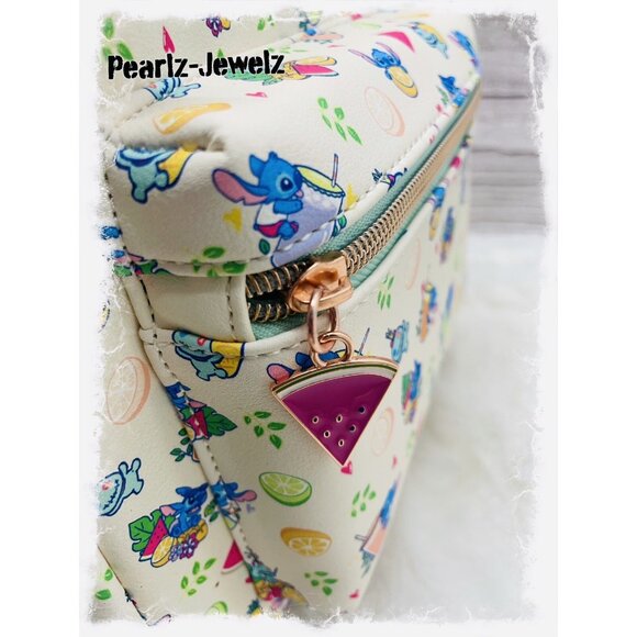 Loungefly Disney Lilo & Stitch Vacation Vibes Snacks Drinks Mini Backpack NWT main image 2